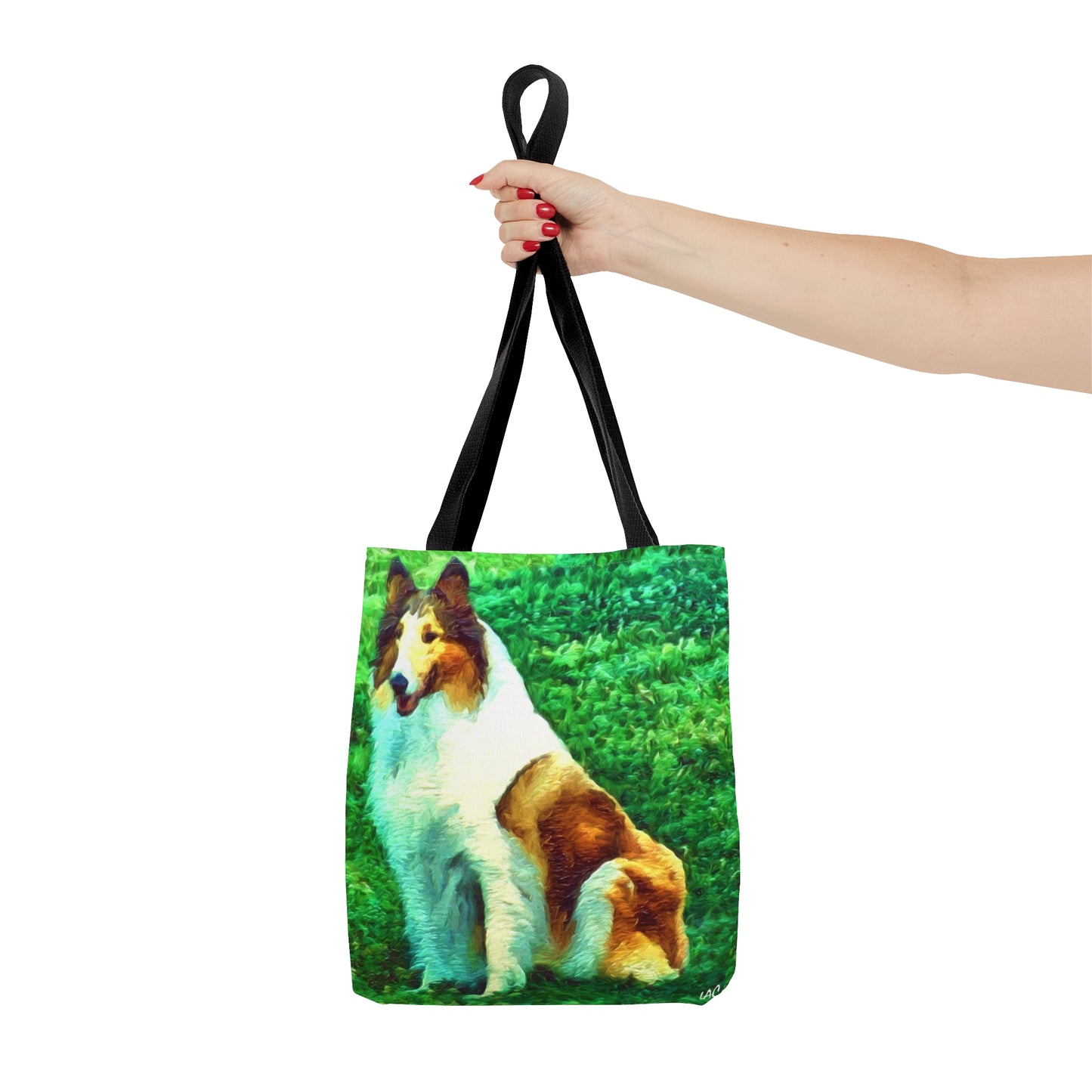 Rough Coated Collie "Ramsey" Tote Bag