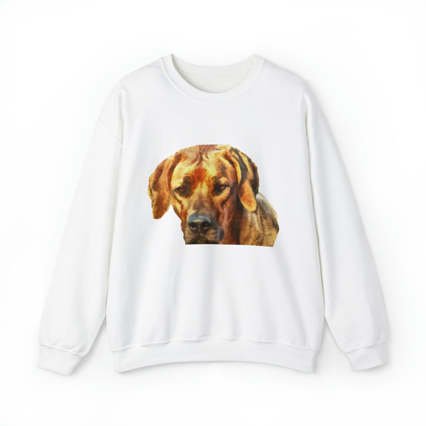 Rhodesian Ridgeback 'Zulu' Unisex 50/50 Crewneck Sweatshirt