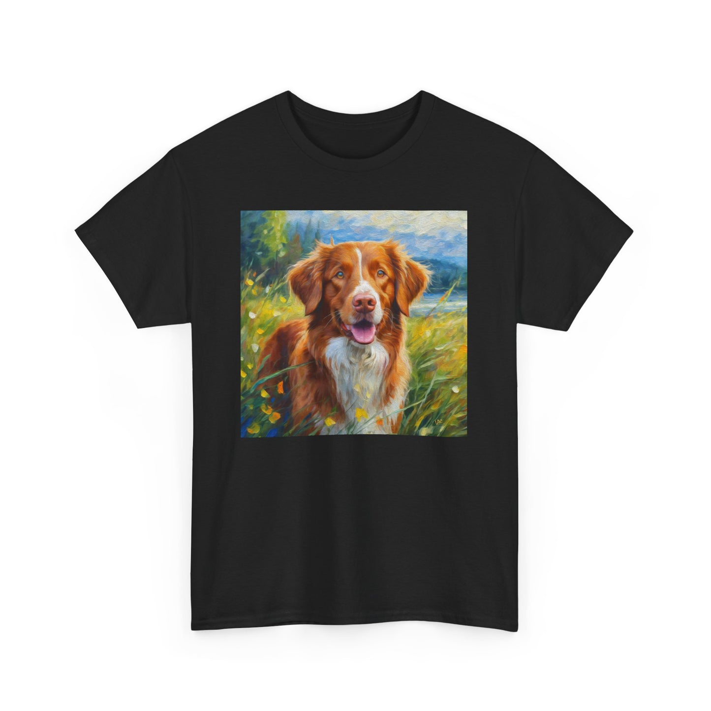 Nova Scotia Duck Tolling Retriever 'Dixie' Heavy Cotton Tee