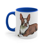 Boston Terrier 'Seely' Accent Coffee Mug, 11oz