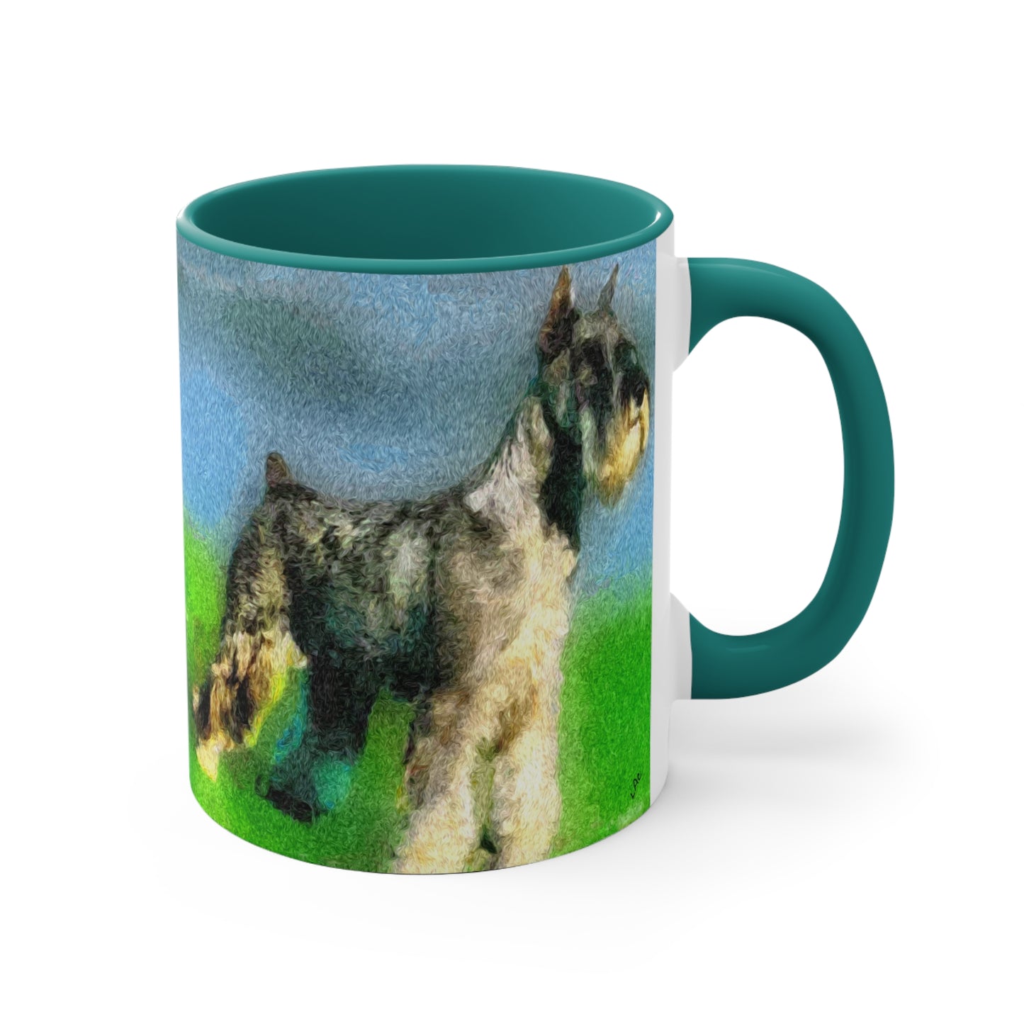 Standard Schnauzer Accent Coffee Mug, 11oz