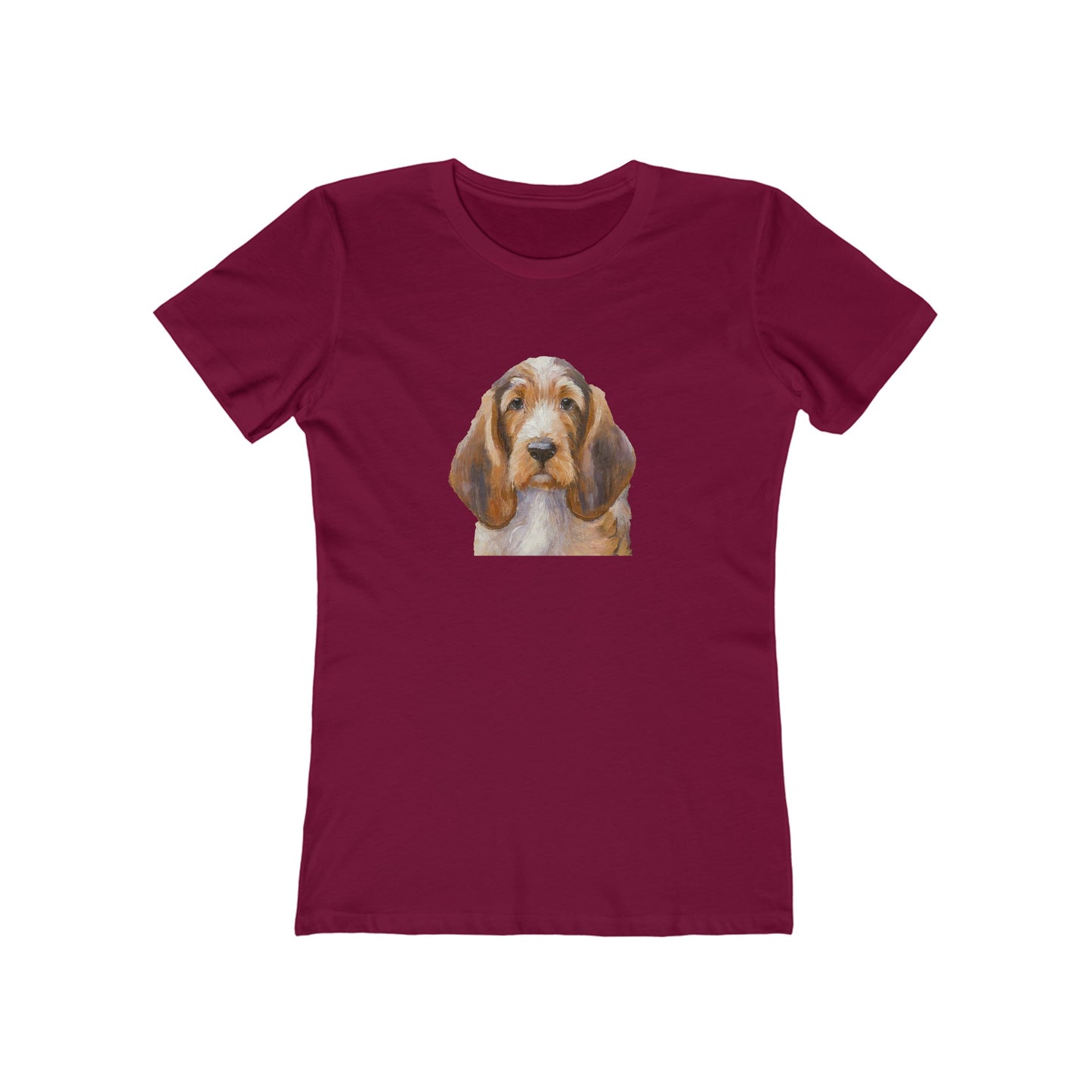 Basset Fauve de Bretagne Slim Fitted Women's Ringspun Cotton Tee