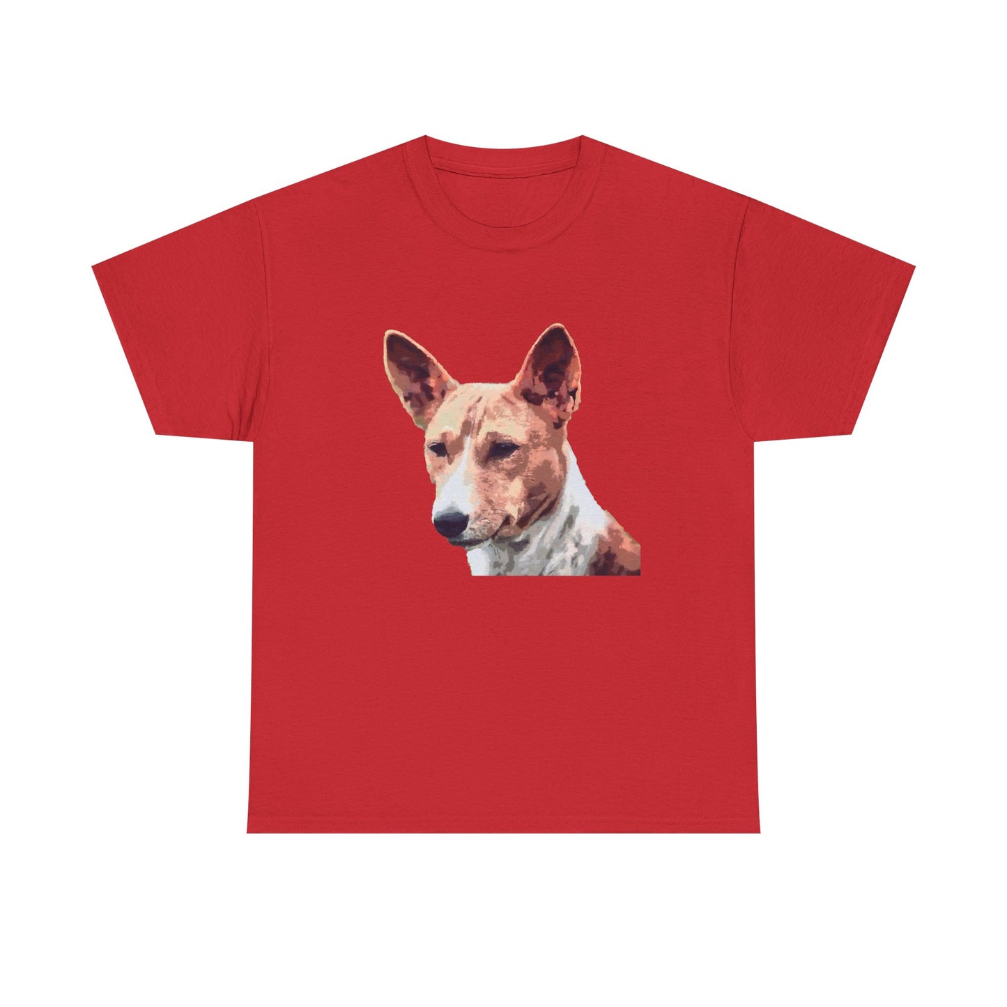 Basenji Unisex Heavy Cotton Tee: Yodel into Style!