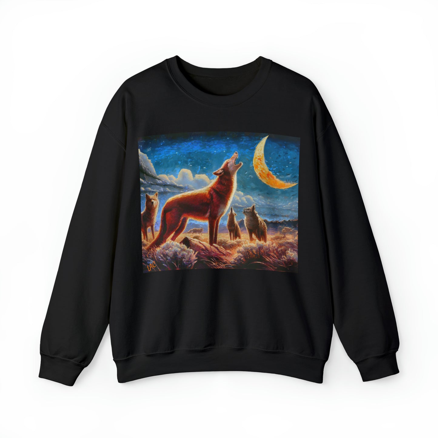 Coyotees - In Moonlight Unisex 50/50 Crewneck Sweatshirt