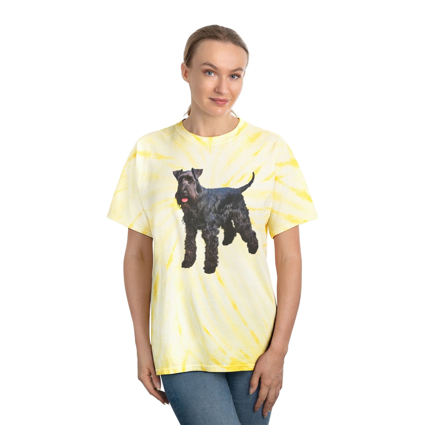Kerry Blue Terrier Tie-Dye Tee, Cyclone
