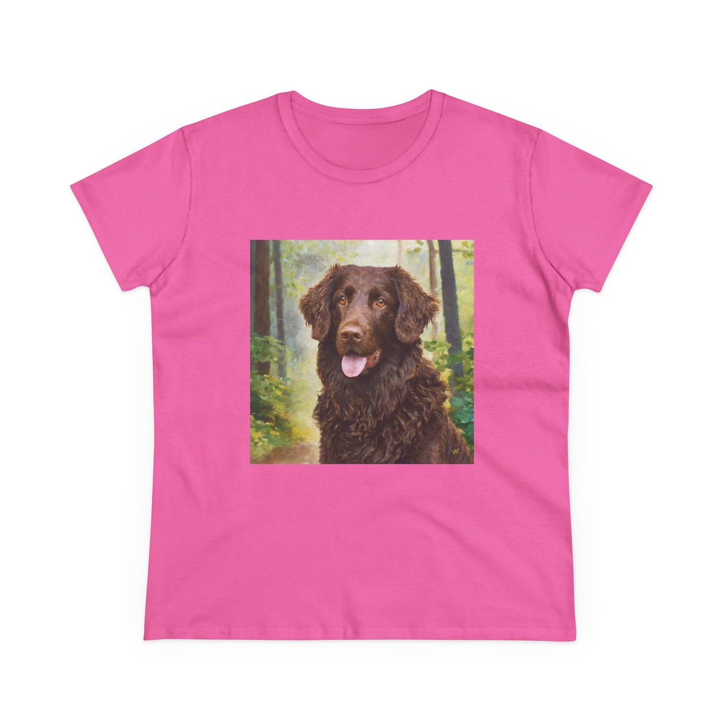 Curly-Coated Retriever Women's Midweight Cotton Tee