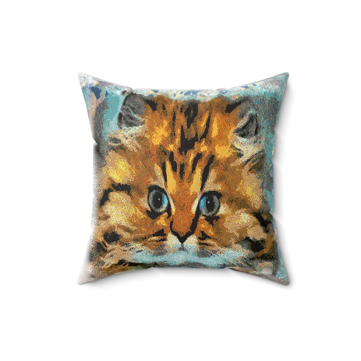 Fat Cat Spun Polyester Throw Pillow