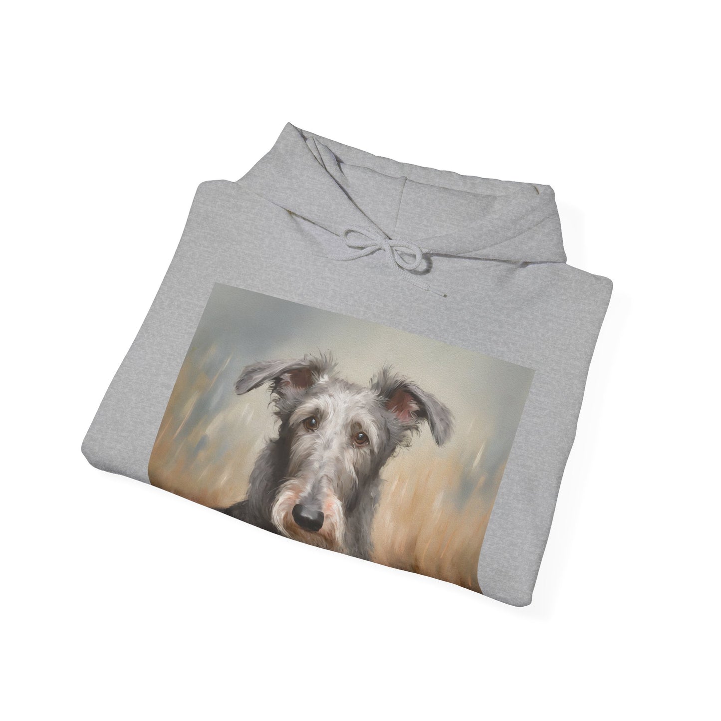 Scottish Deerhound 50/50 Hooded Sweatshirt