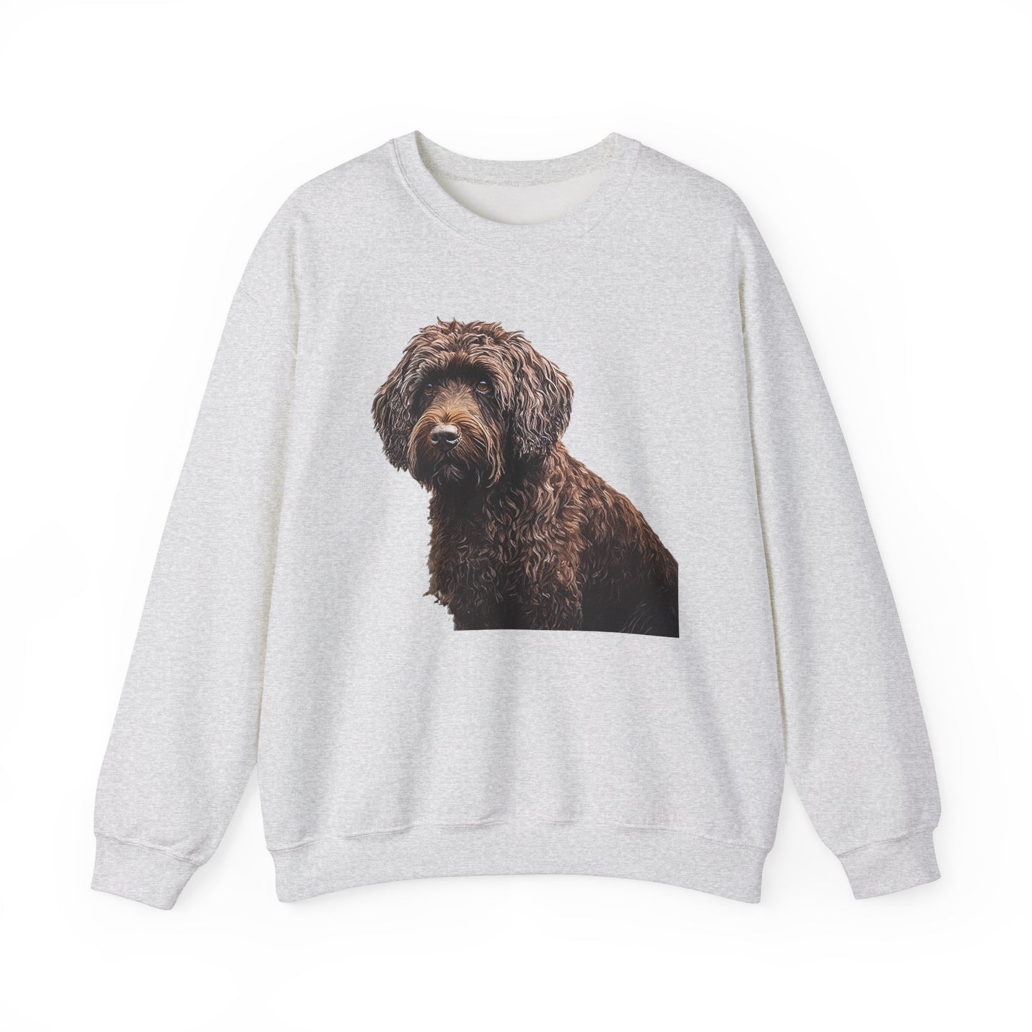 Barbet French Waterdog Unisex 50/50 Crewneck Sweatshirt