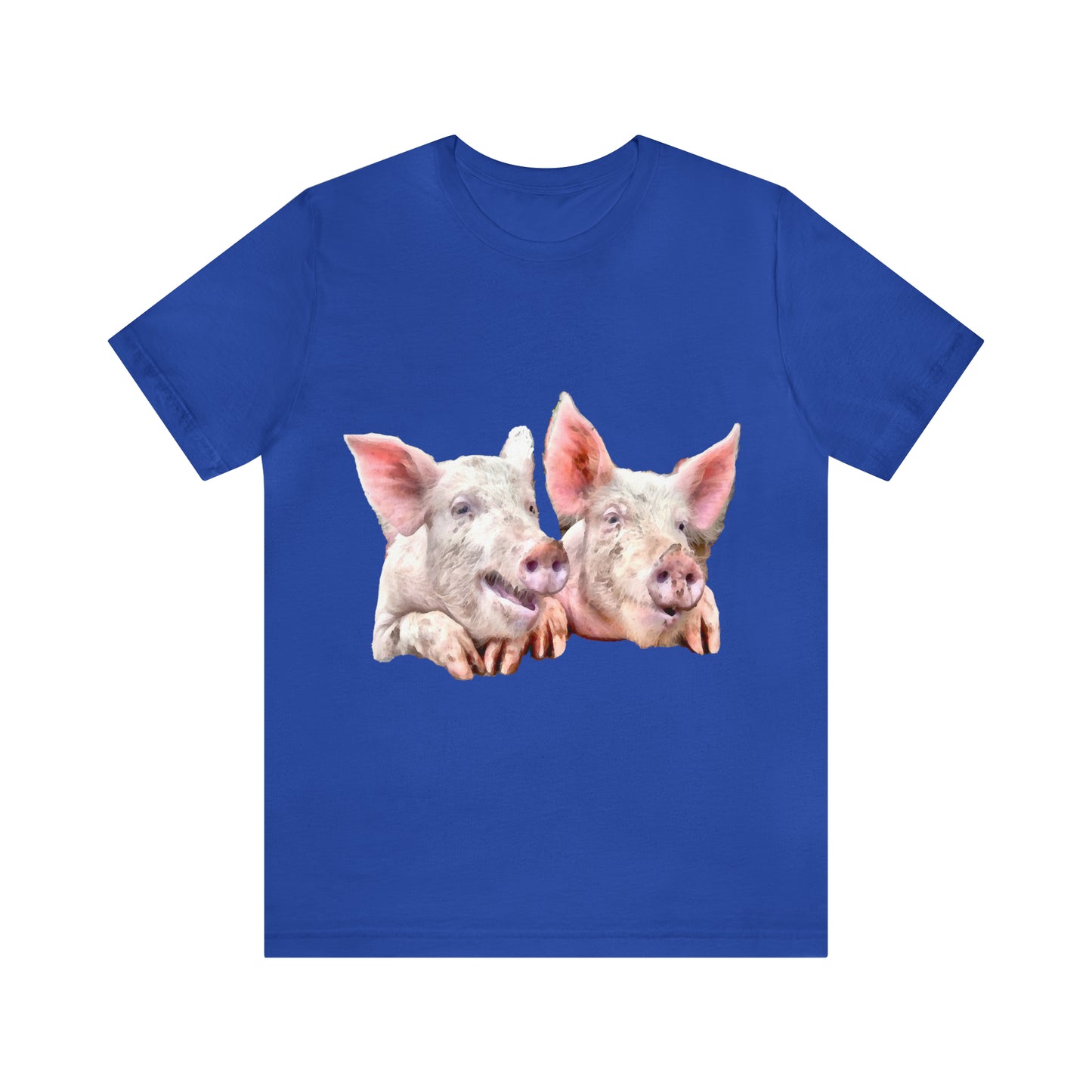 Pigs - 'A Jowly Good Time' - - Classic Jersey Short Sleeve Tee