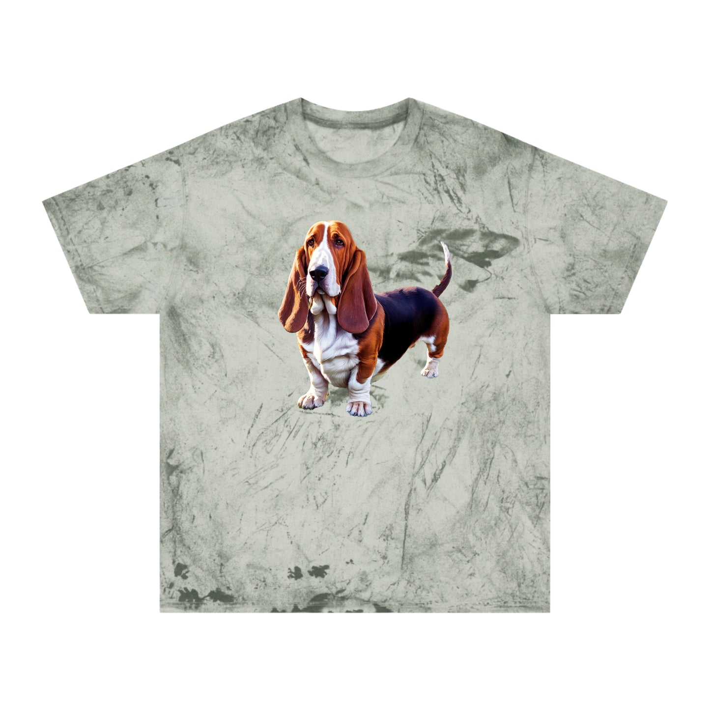Basset Hound Unisex Color Blast T-Shirt - A Celebration of Artistry