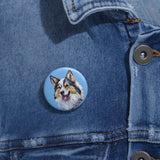 Alaskan Klee Kai Metal Pinback Buttons - Celebrate Your Mini Husky