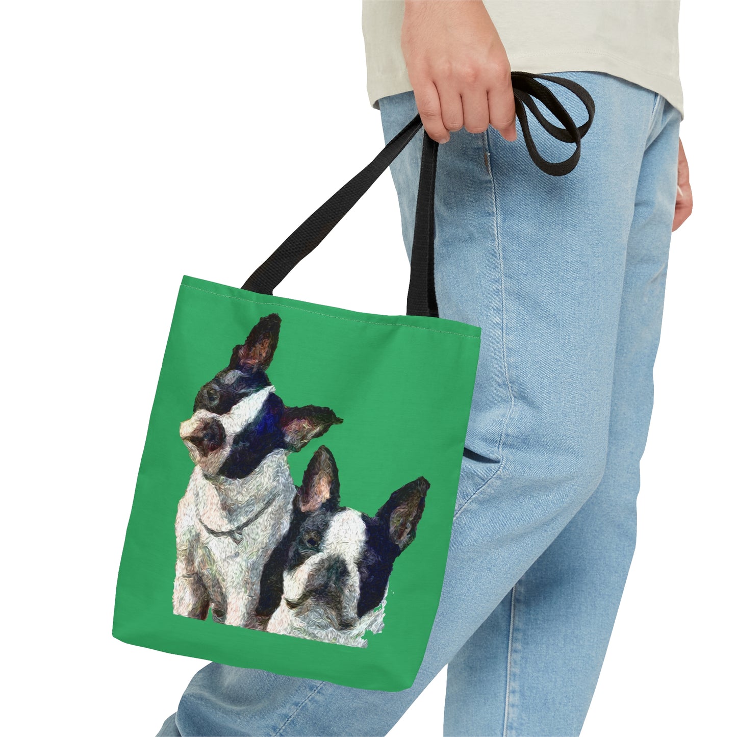 Boston Terrriers "Skipper & Dee Dee" Tote Bag