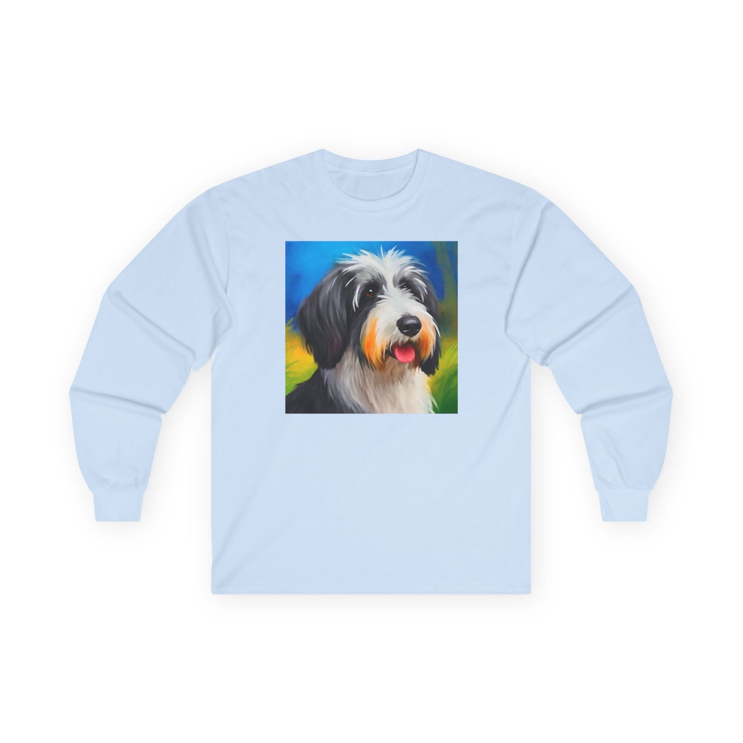 Polish Lowland Sheepdog Unisex Cotton Long Sleeve Tee
