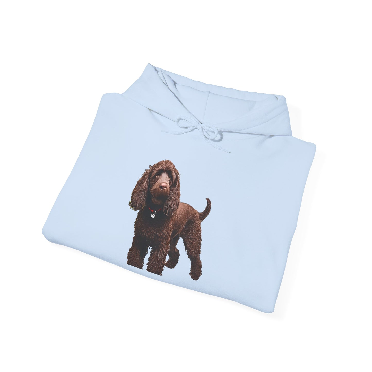 Irish Water Spaniel Unisex 50/50 Hooded Sweatshirt