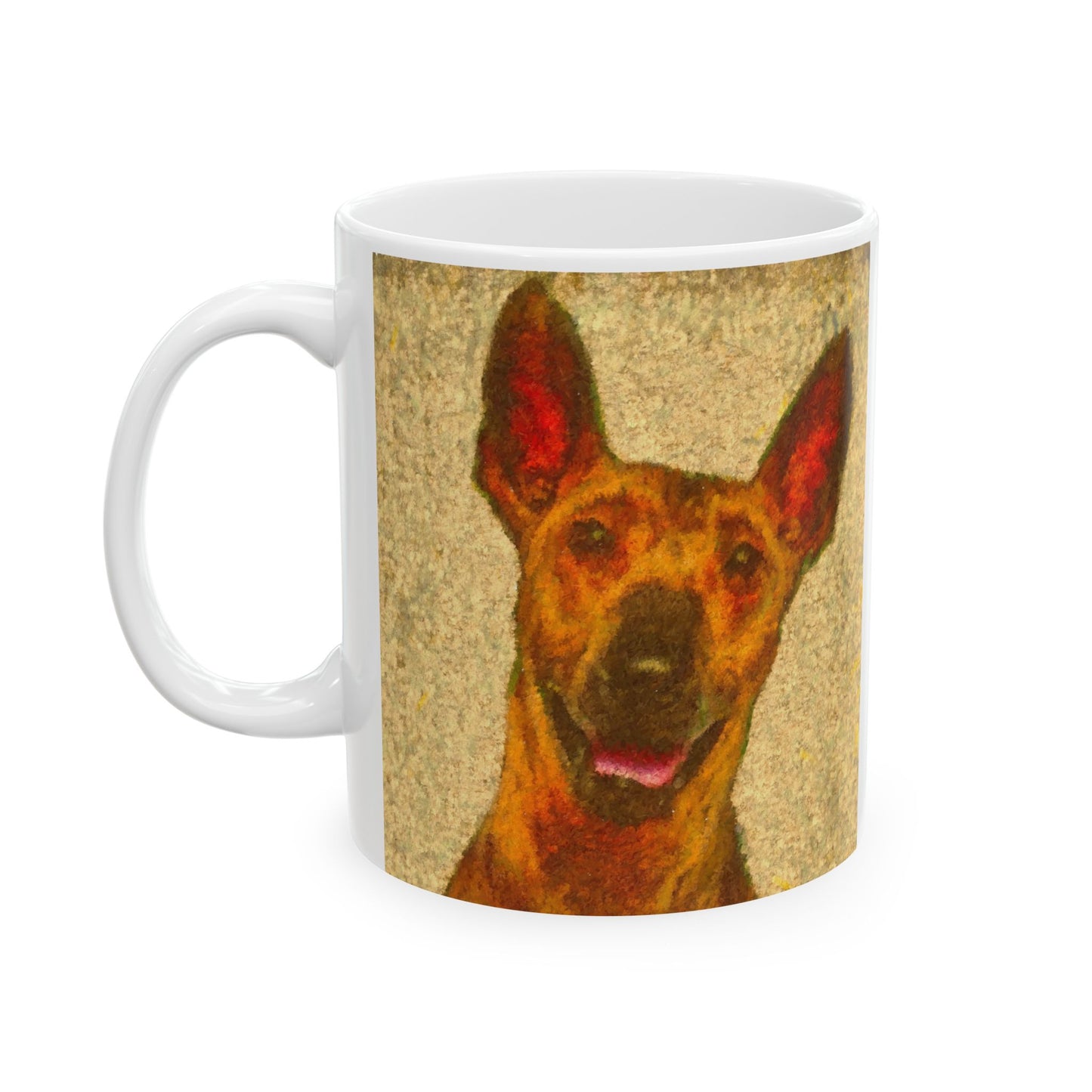 Peruvian Inca Orchid Ceramic Mug 11oz