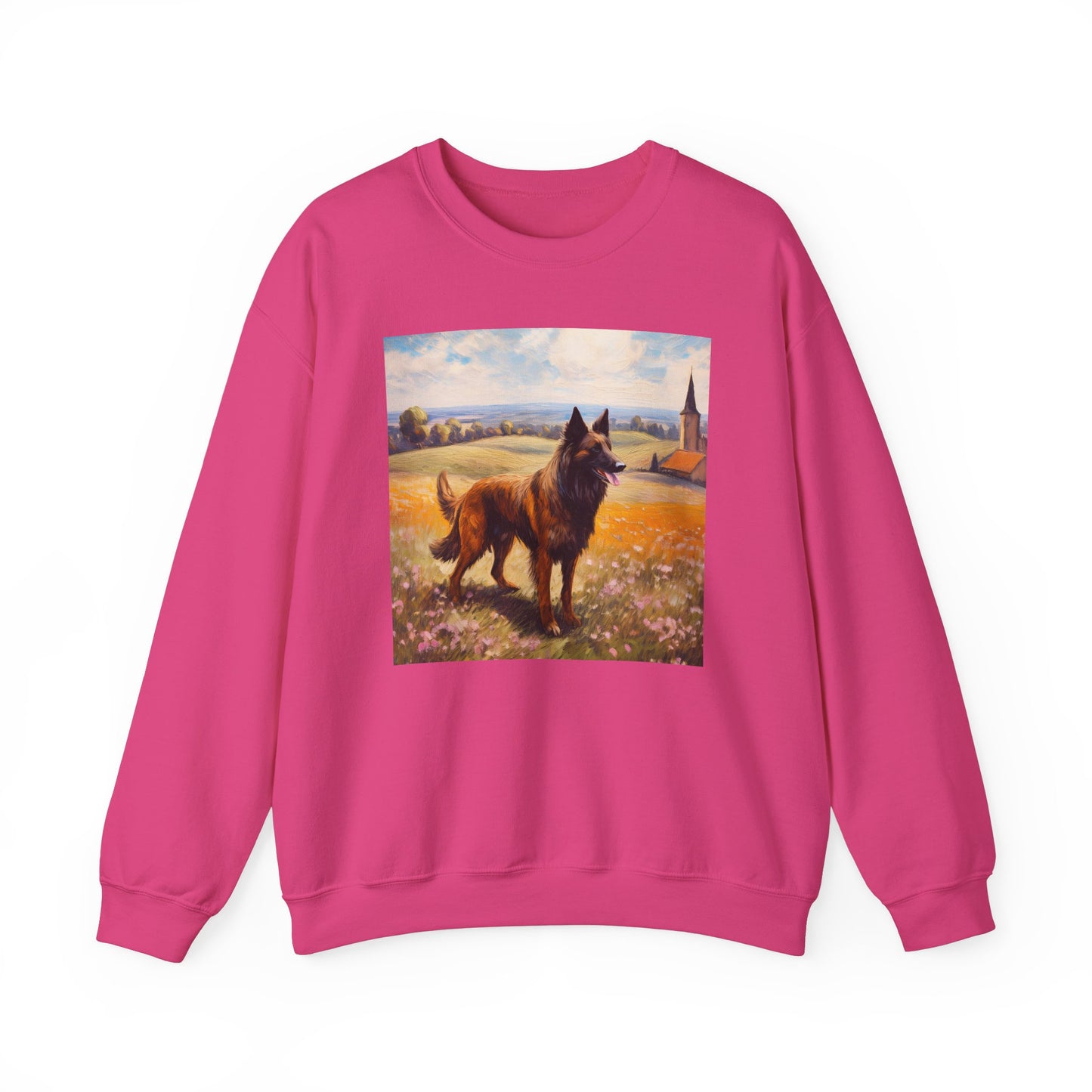 Belgian Tervuren Unisex 50-50 Crewneck Sweatshirt