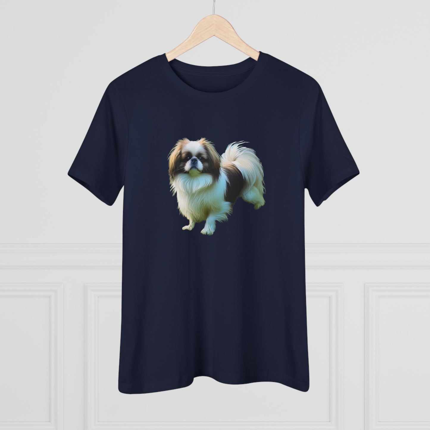 Japanese Chin - Women's Relaxed Cotton Tee