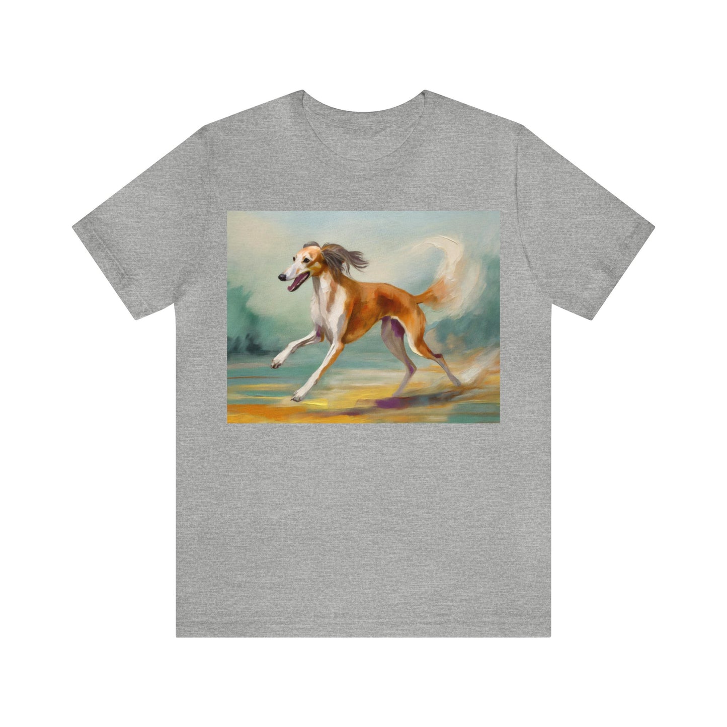 Saluki 'On the Run' - Classic Jersey Short Sleeve Tee