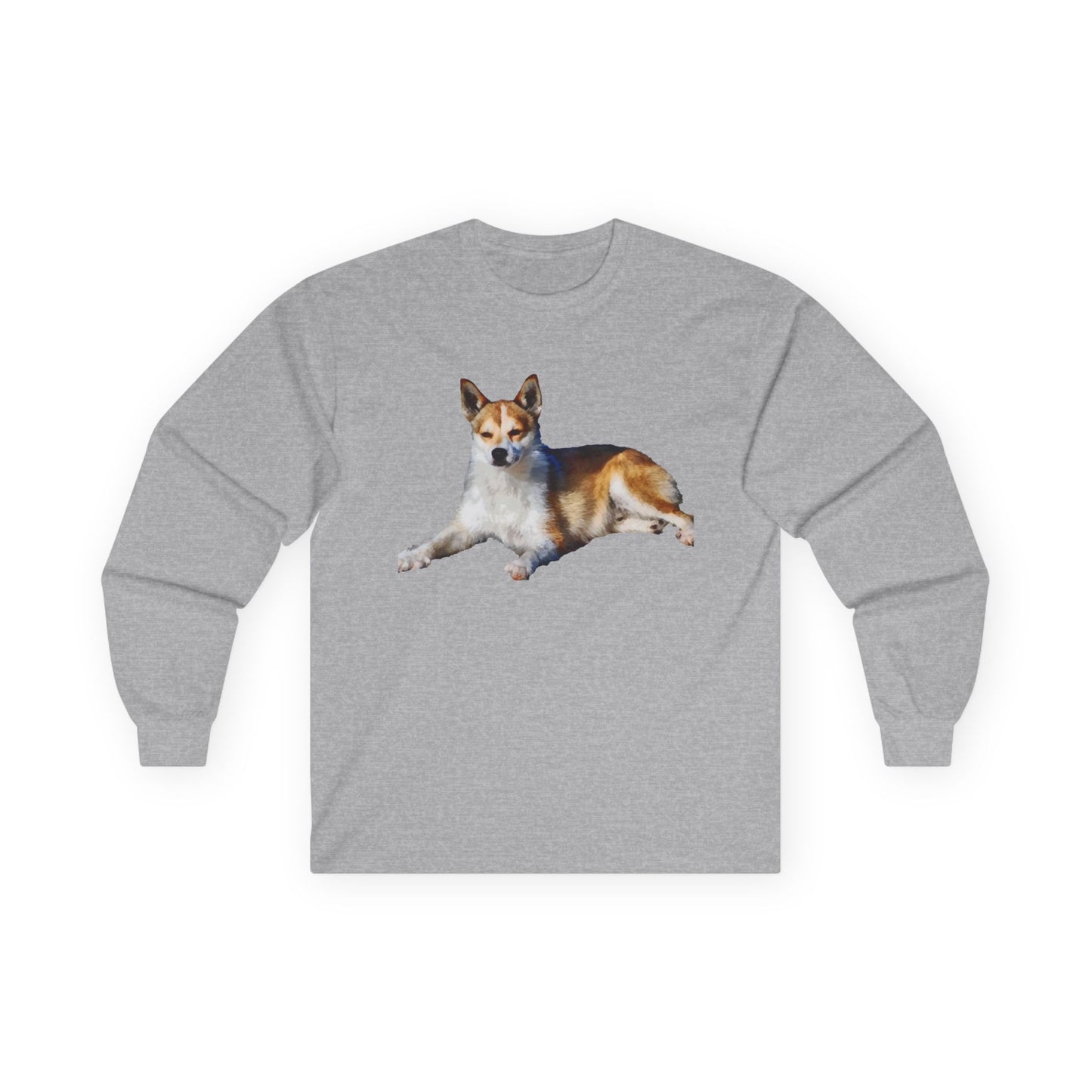 Norwegian Lundehund Unisex Cotton Long Sleeve Tee