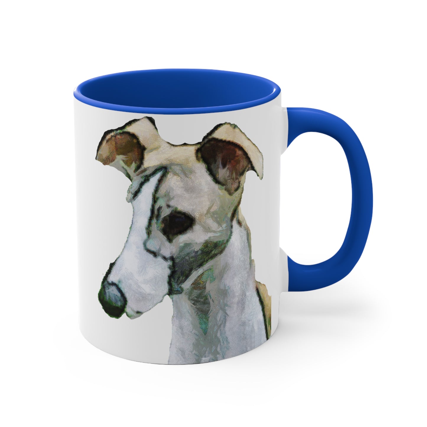 Whippet Accent Coffee Mug, 11oz