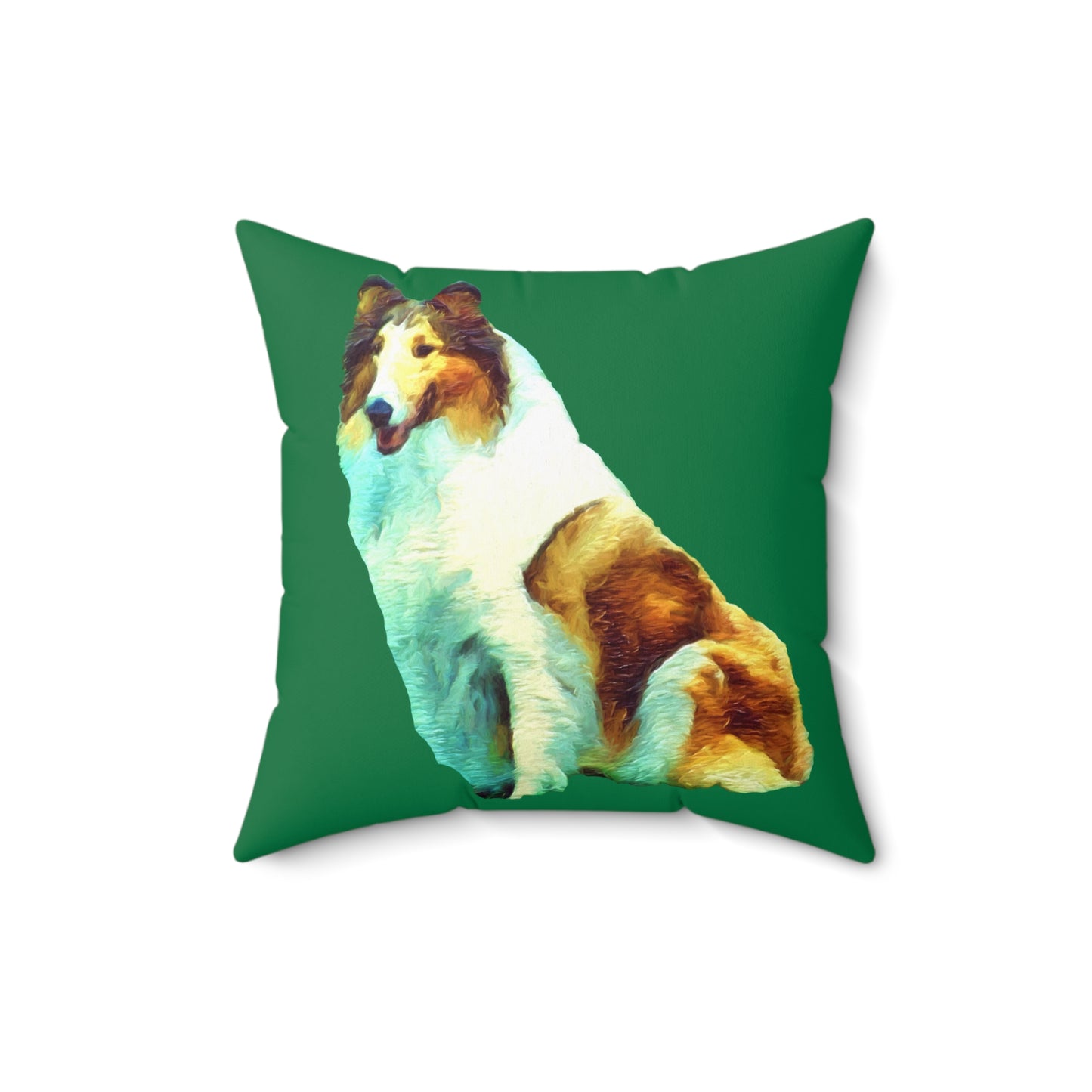 Collie 'Ramsey' Spun Polyester Throw Pillow