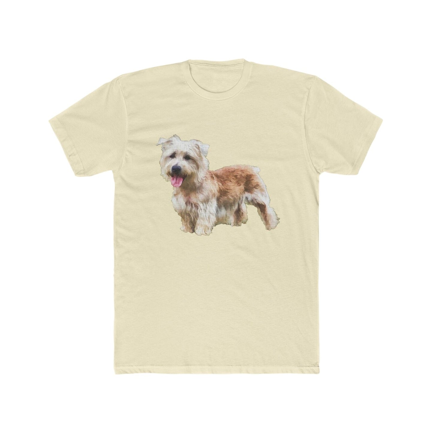 Glenn of Imaal Terrier - Men's Fitted Cotton Crew Tee