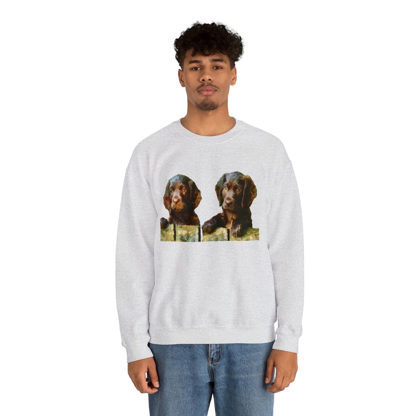Boykin Spaniels - Unisex 50/50 Crewneck Sweatshirt