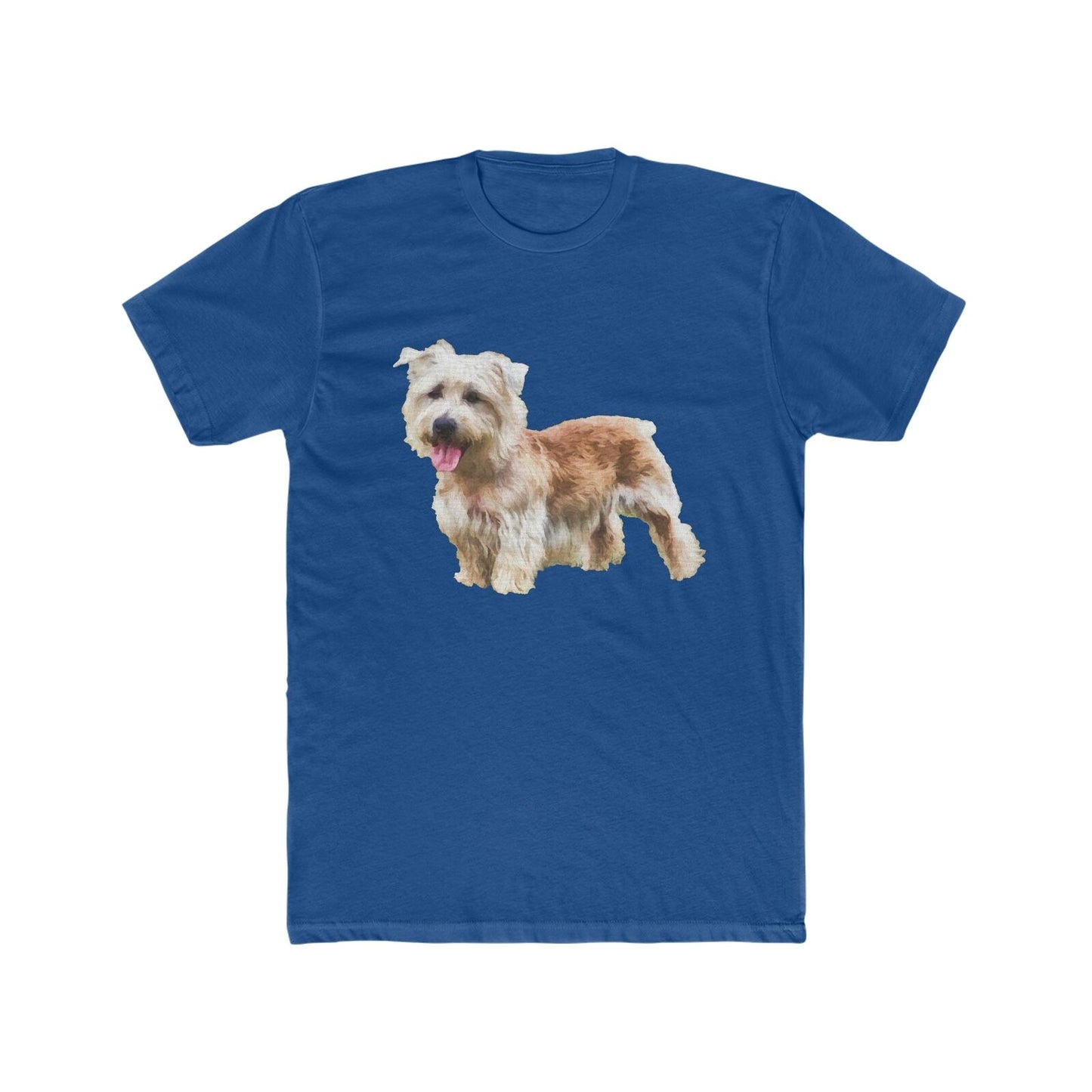 Glenn of Imaal Terrier - Men's Fitted Cotton Crew Tee