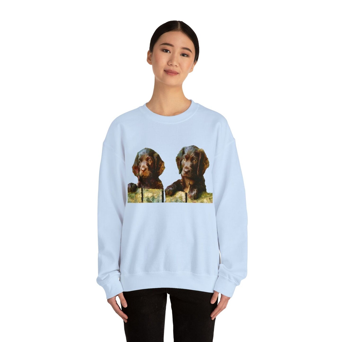 Boykin Spaniels - Unisex 50/50 Crewneck Sweatshirt