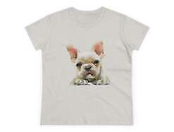 'Bouvier's French Bulldog Women's Midweight Cotton Tee'