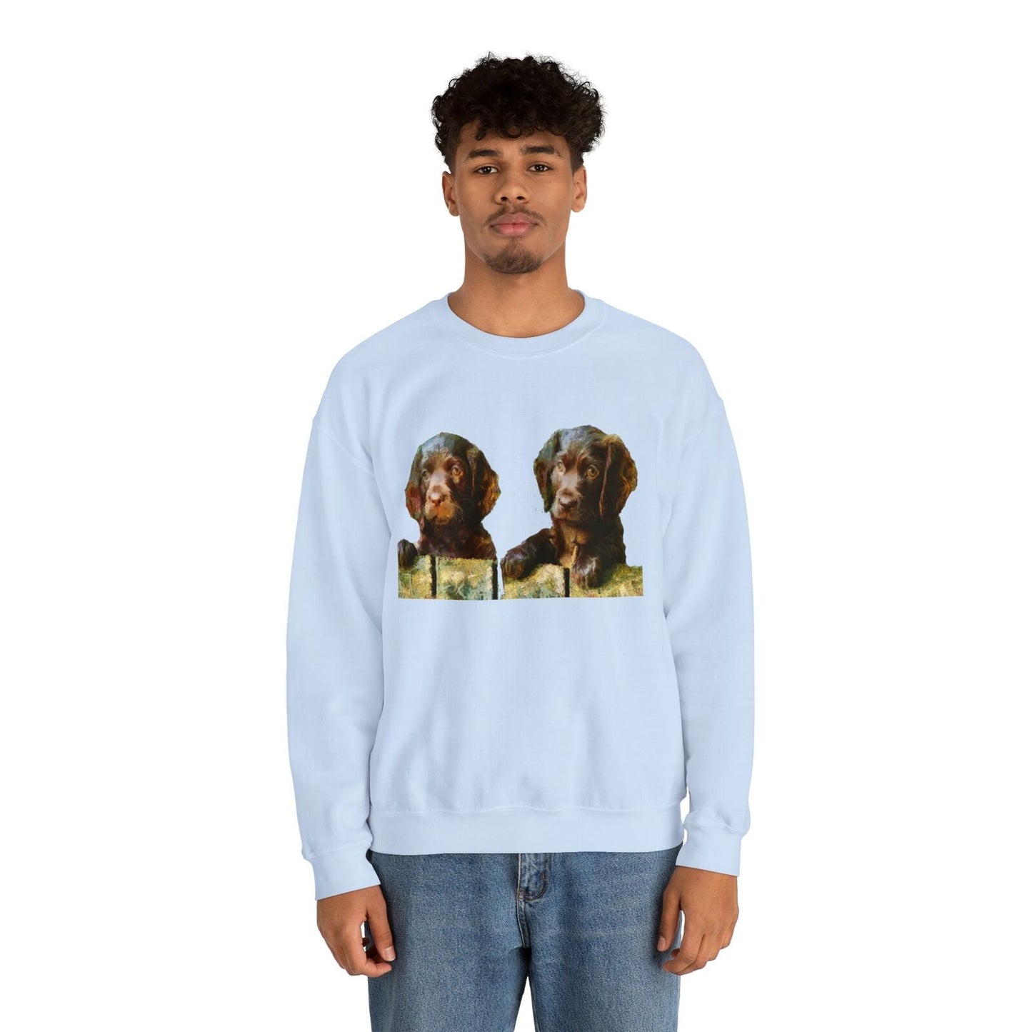Boykin Spaniels - Unisex 50/50 Crewneck Sweatshirt