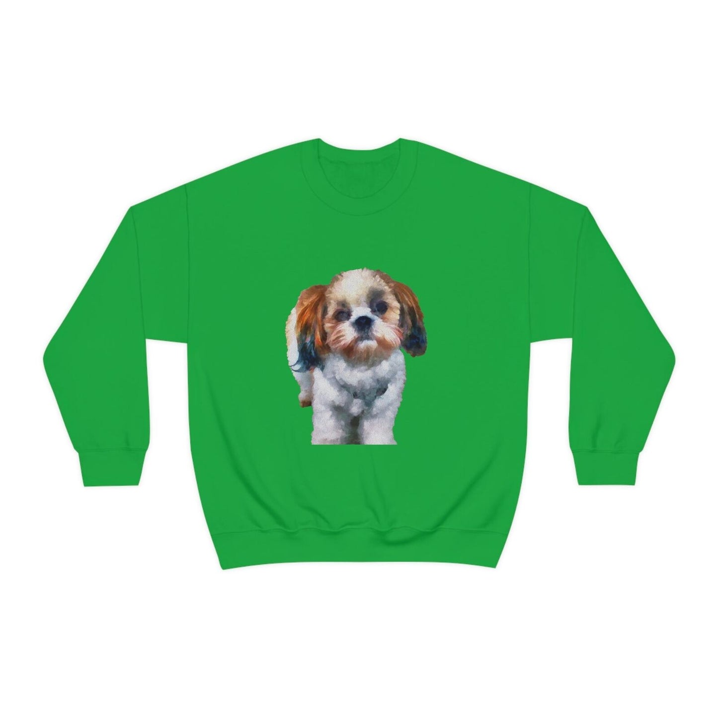 Snuggle Up in Style - Stay Cozy and Cute with the Shih-Tzu Crewneck Sw