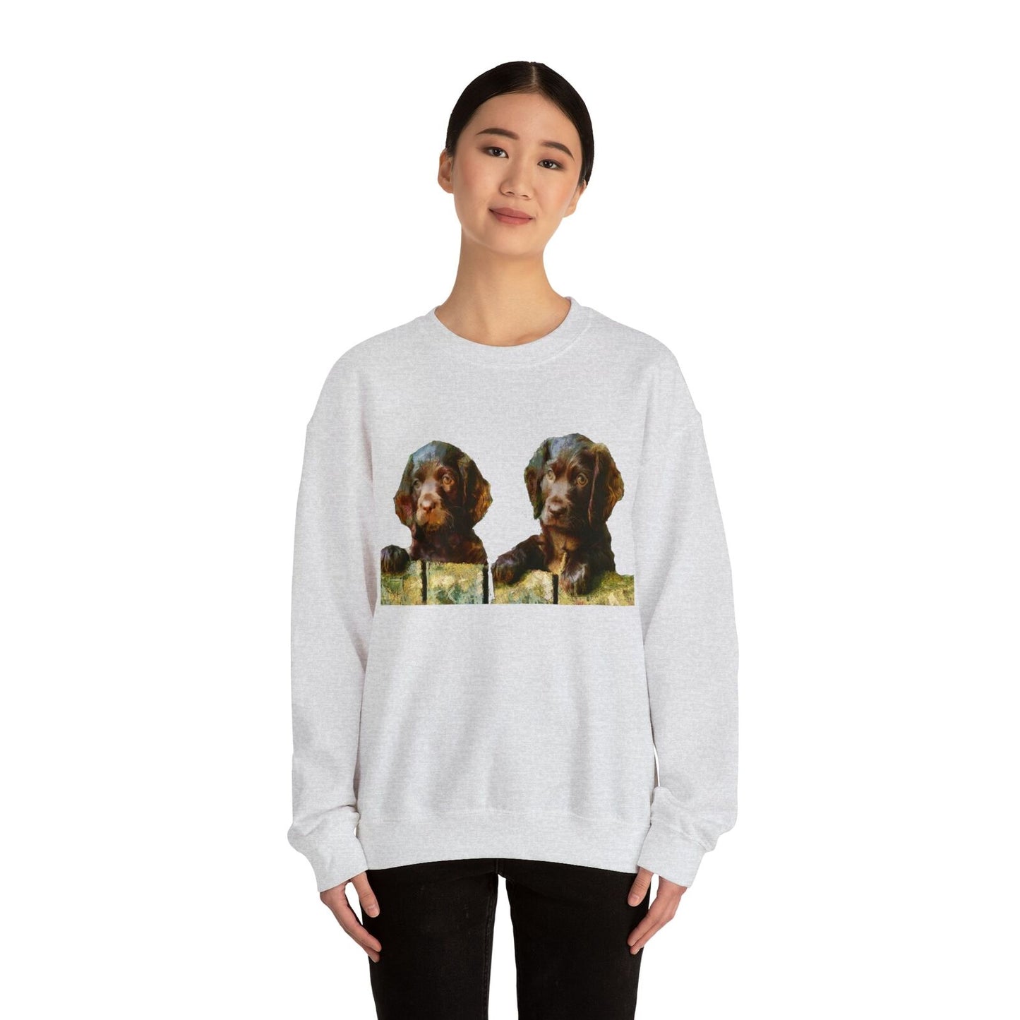 Boykin Spaniels - Unisex 50/50 Crewneck Sweatshirt