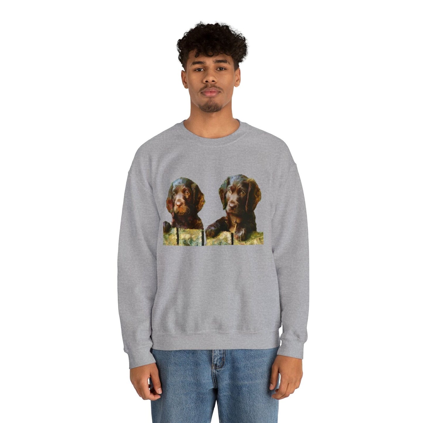 Boykin Spaniels - Unisex 50/50 Crewneck Sweatshirt