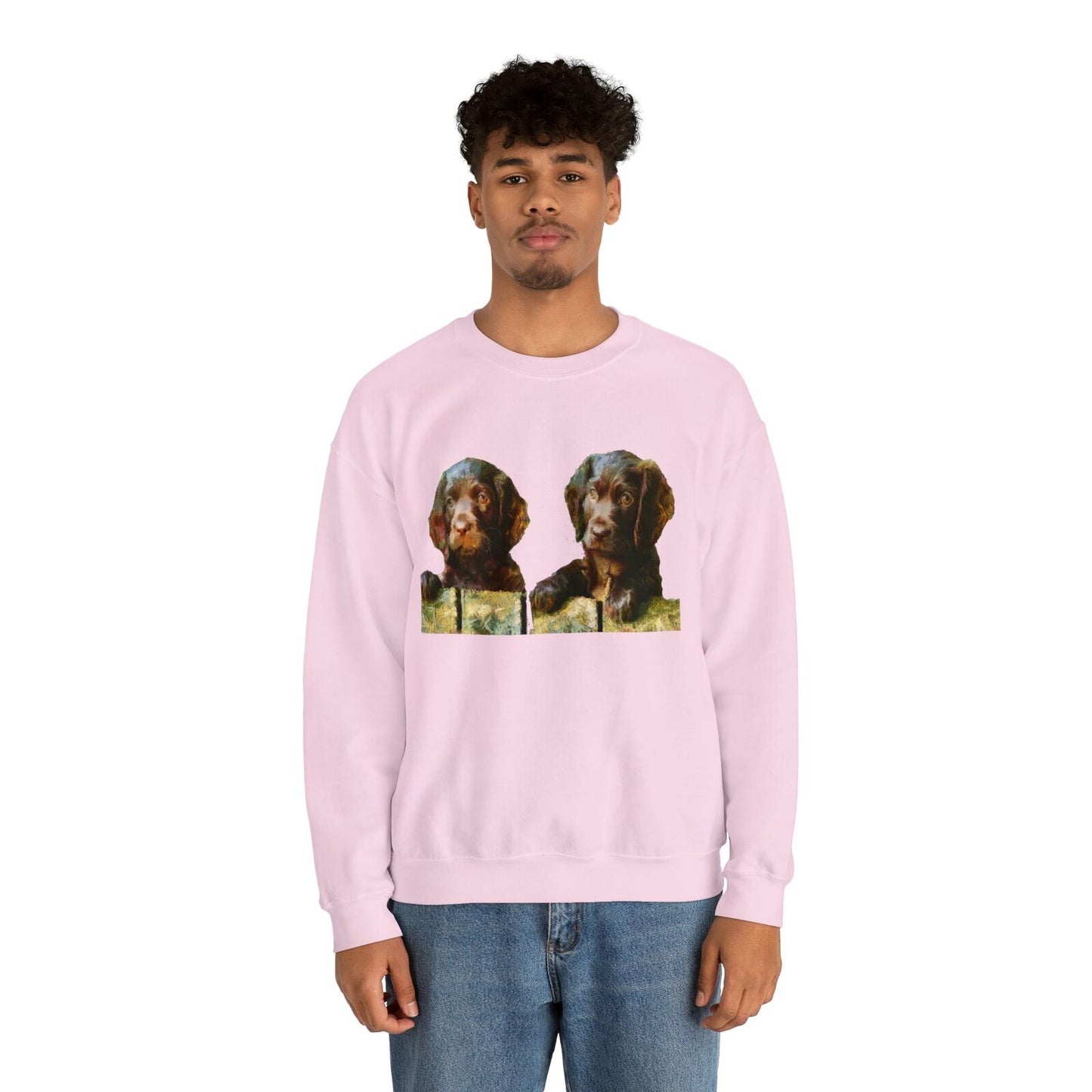 Boykin Spaniels - Unisex 50/50 Crewneck Sweatshirt
