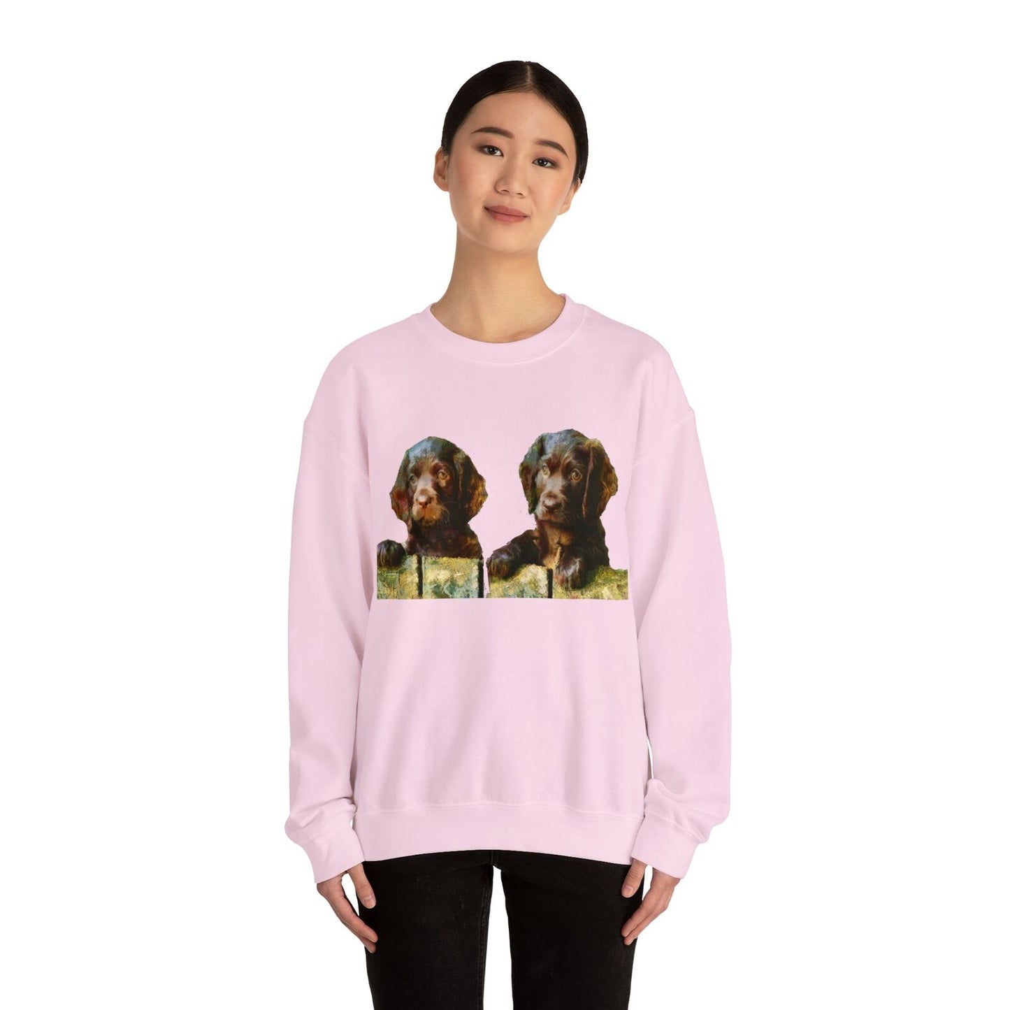 Boykin Spaniels - Unisex 50/50 Crewneck Sweatshirt