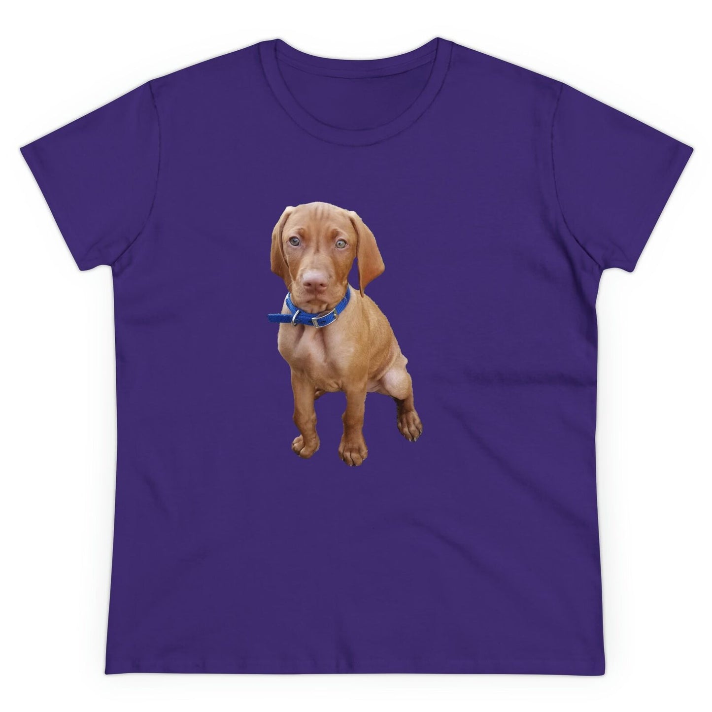 Hungarian Vizsla 'Augie'Women's Midweight Cotton Tee