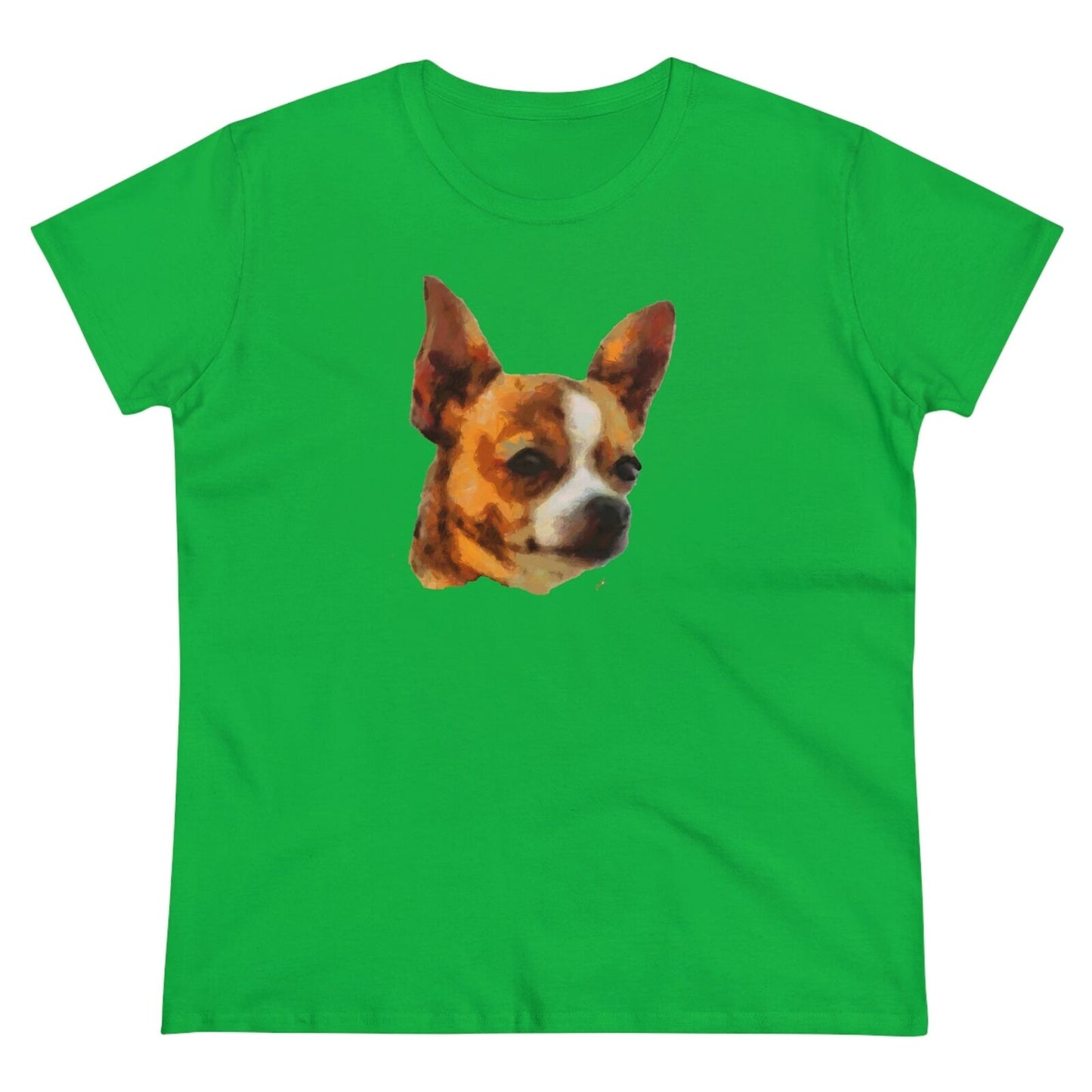 Chihuahua 'Paco' Women's Midweight Cotton Tee - Stylish Comfort for An