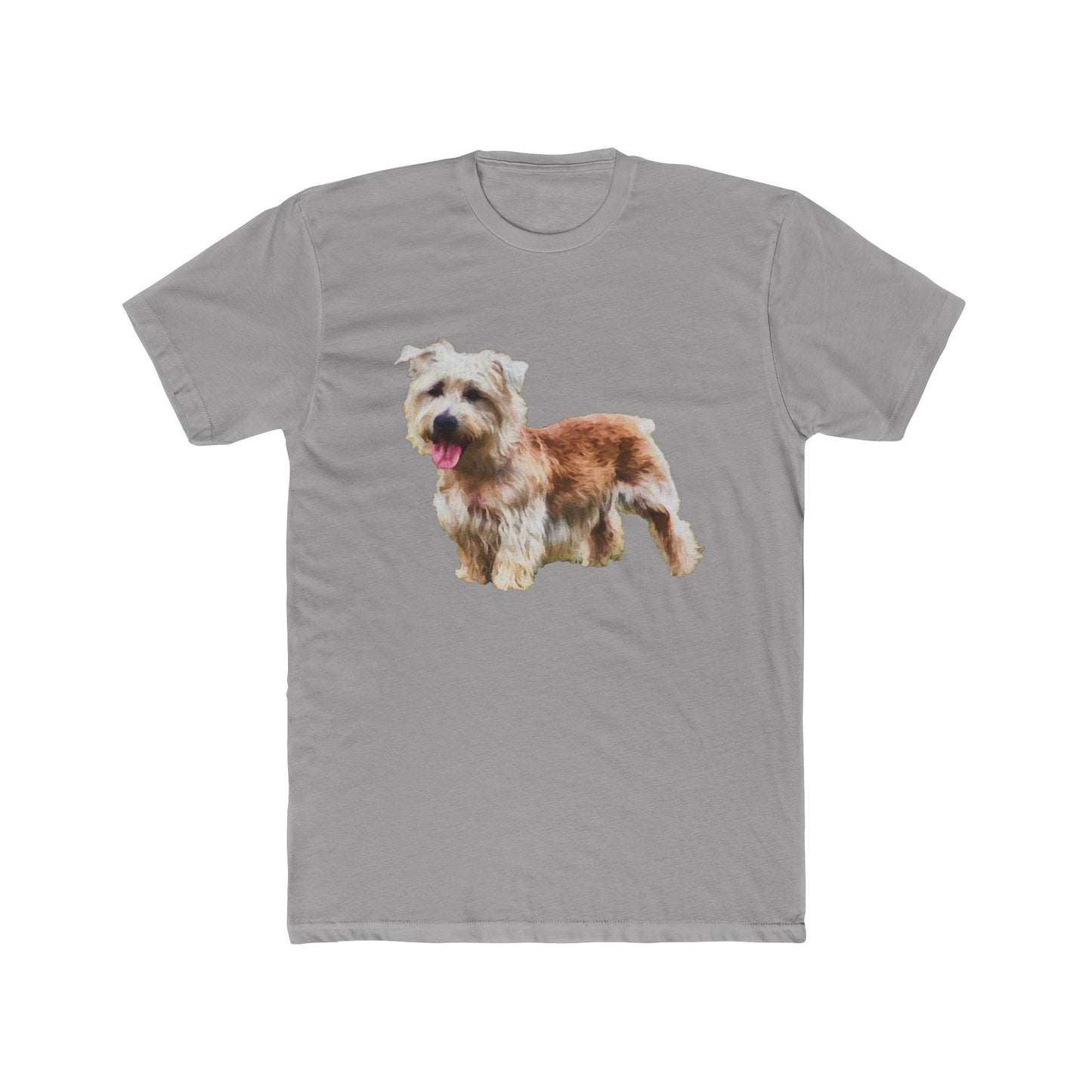 Glenn of Imaal Terrier - Men's Fitted Cotton Crew Tee