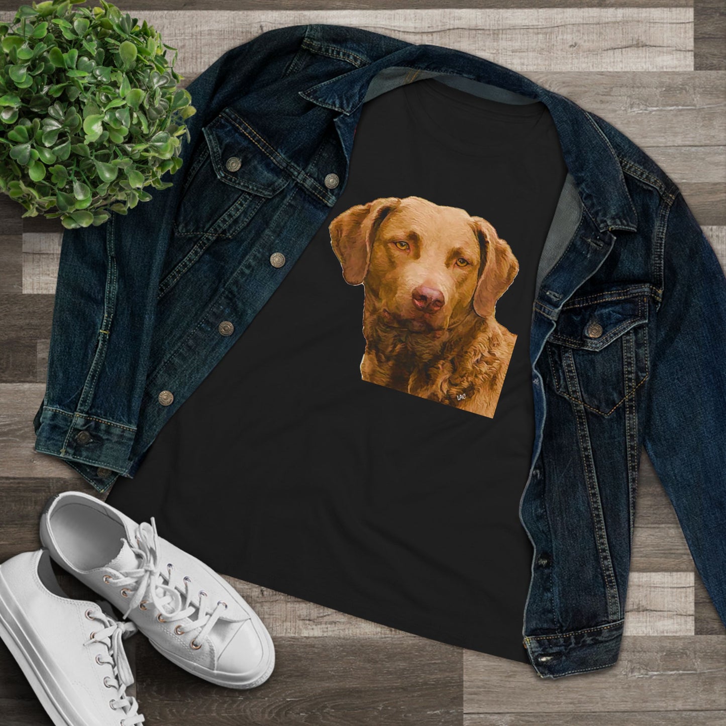 Chesapeake Bay Retriever Women's Relaxed Fit Cotton Tee