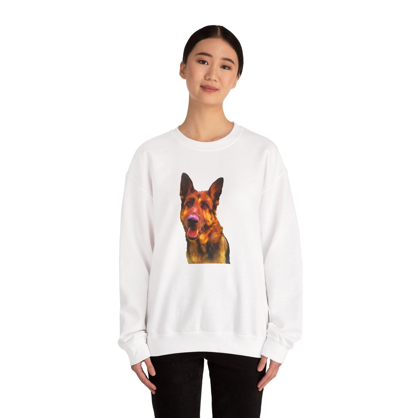 German Shepherd 'Bayli' Unisex 50/50 Crewneck Sweatshirt