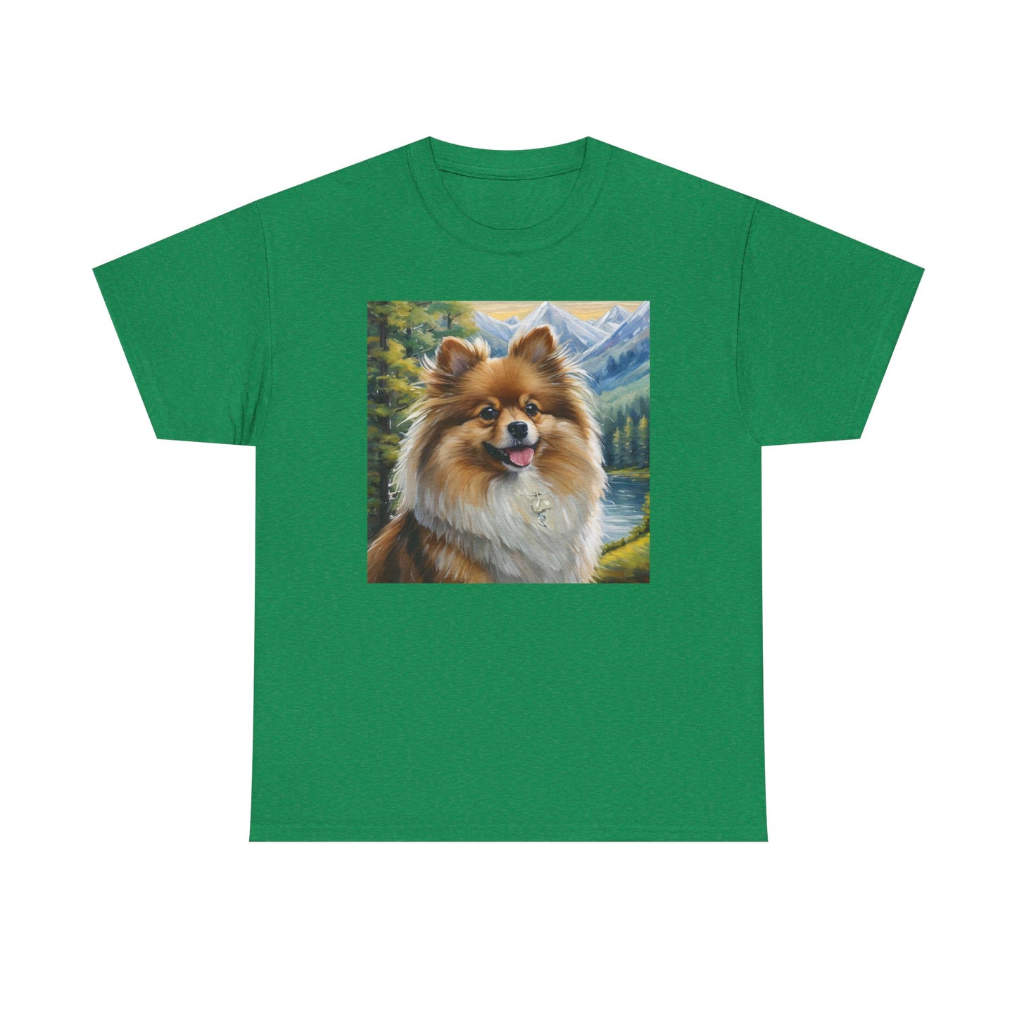 German Spitz Unisex Heavy Cotton Tee