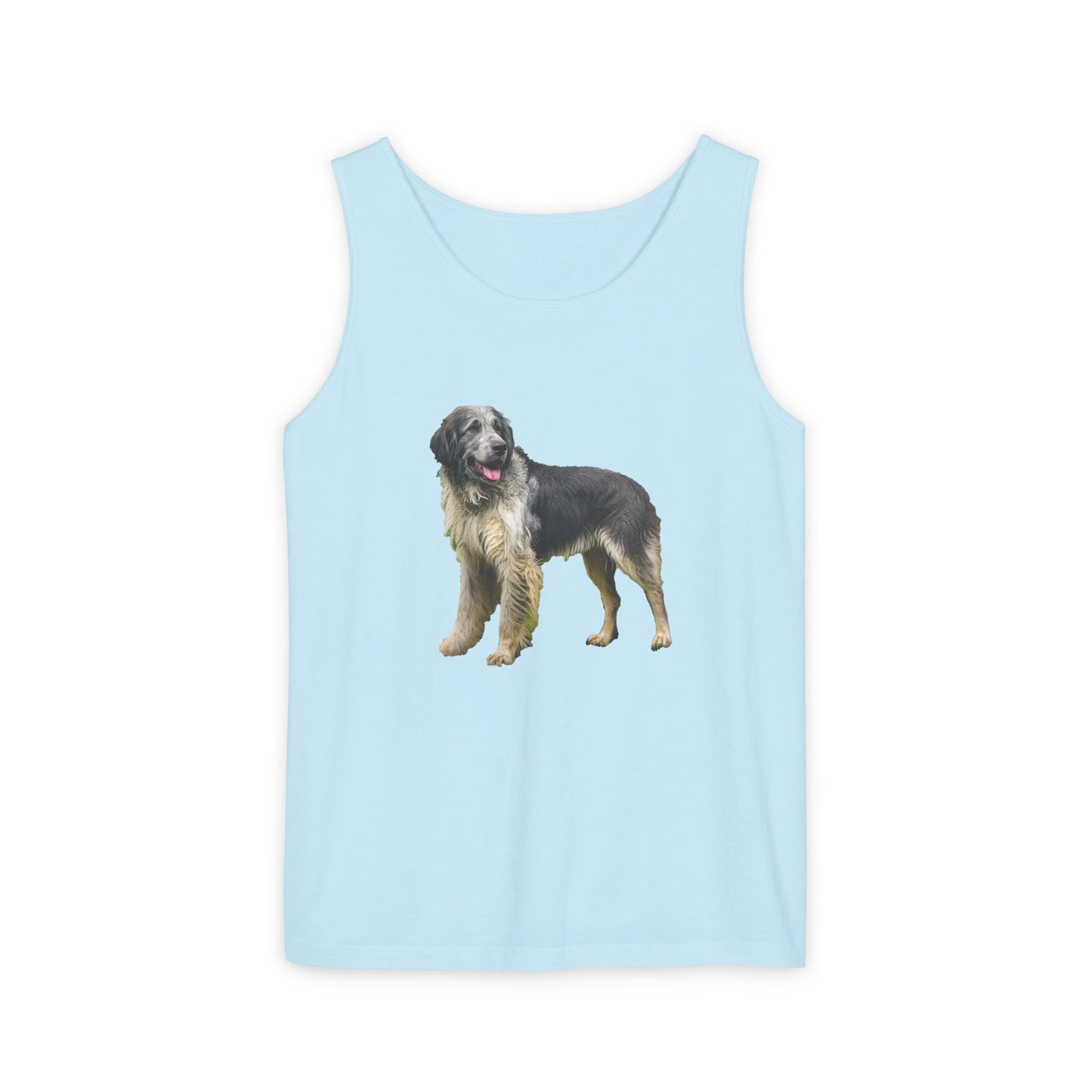 Romanian Carpathian Shepherd Unisex Relaxed Fit Garment-Dyed Tank Top
