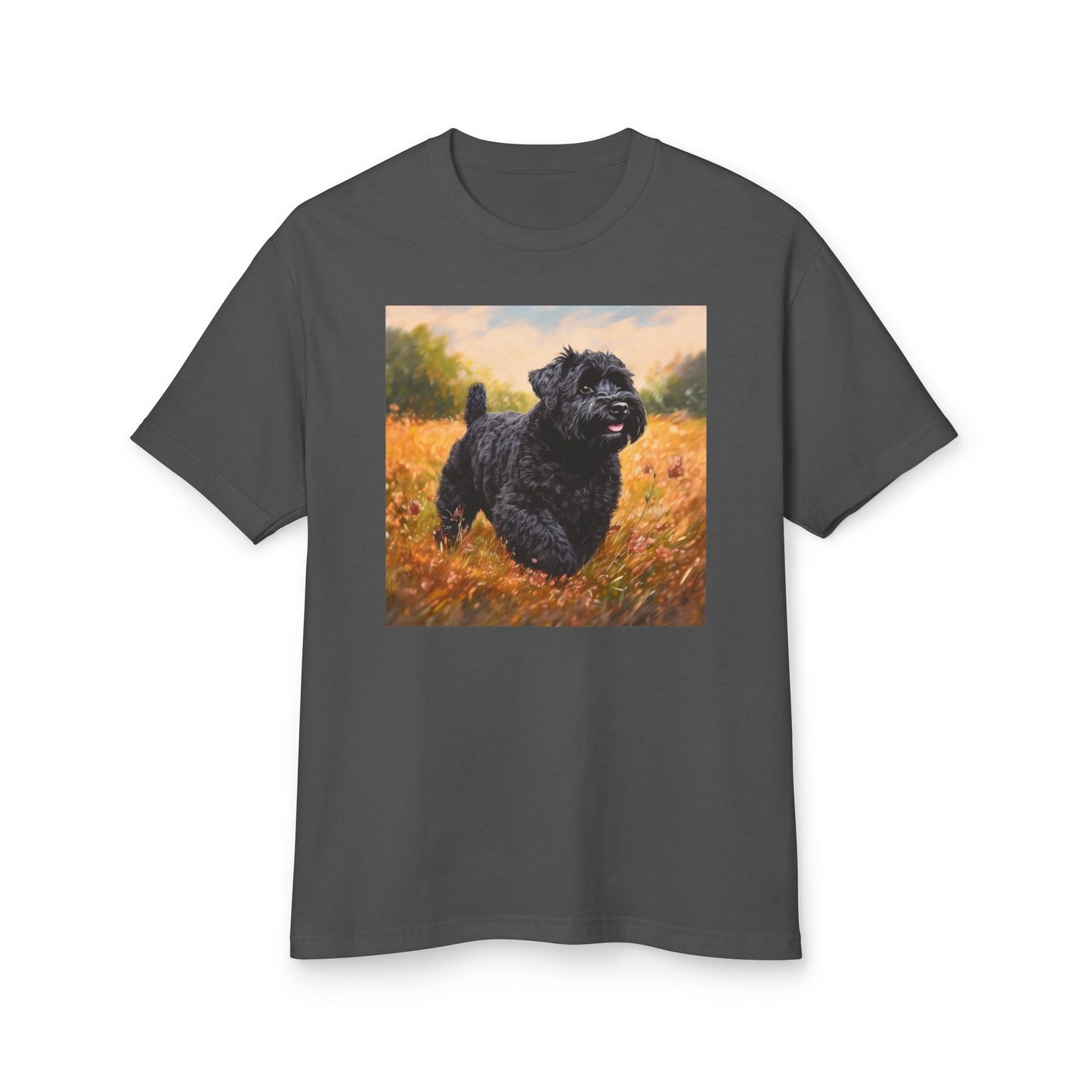 Black Russian Terrier Unisex Garment-Dyed Heavyweight Cotton Tee