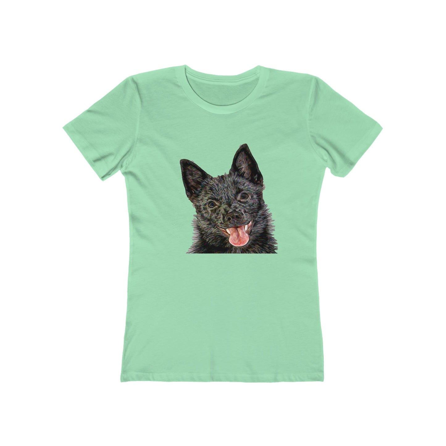 Schipperke - - Women's Slim Fit Ringspun Cotton T-Shirt
