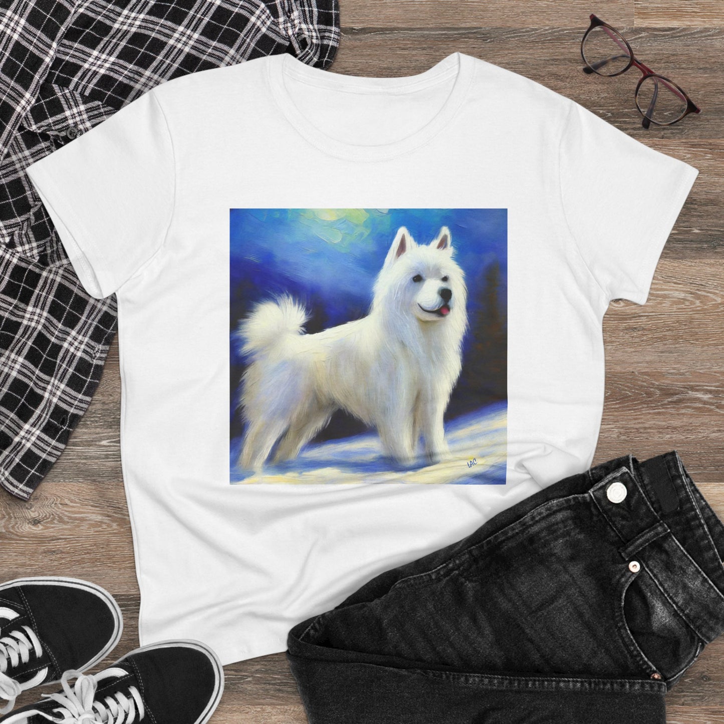American Eskimo Dog - Women's Midweight Cotton Tee