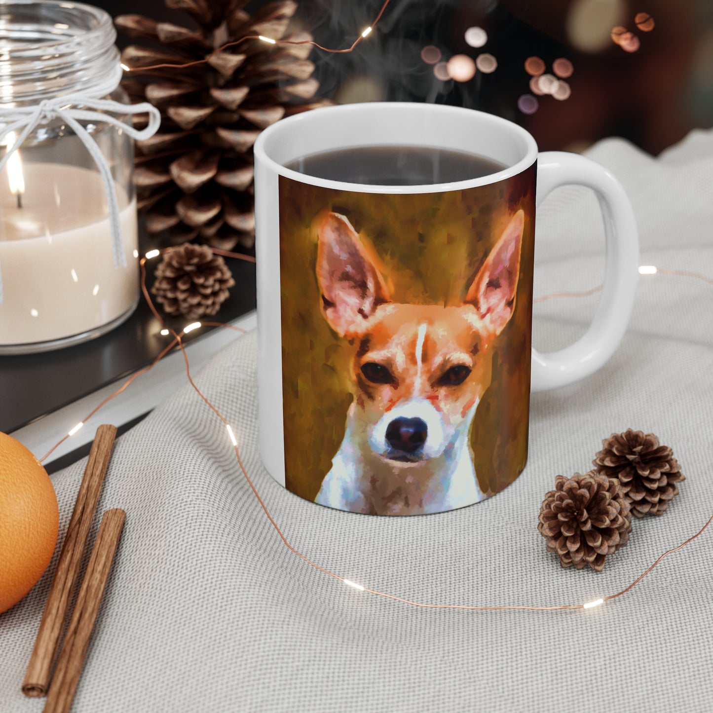 Rat Terrier Ceramic Mug 11oz