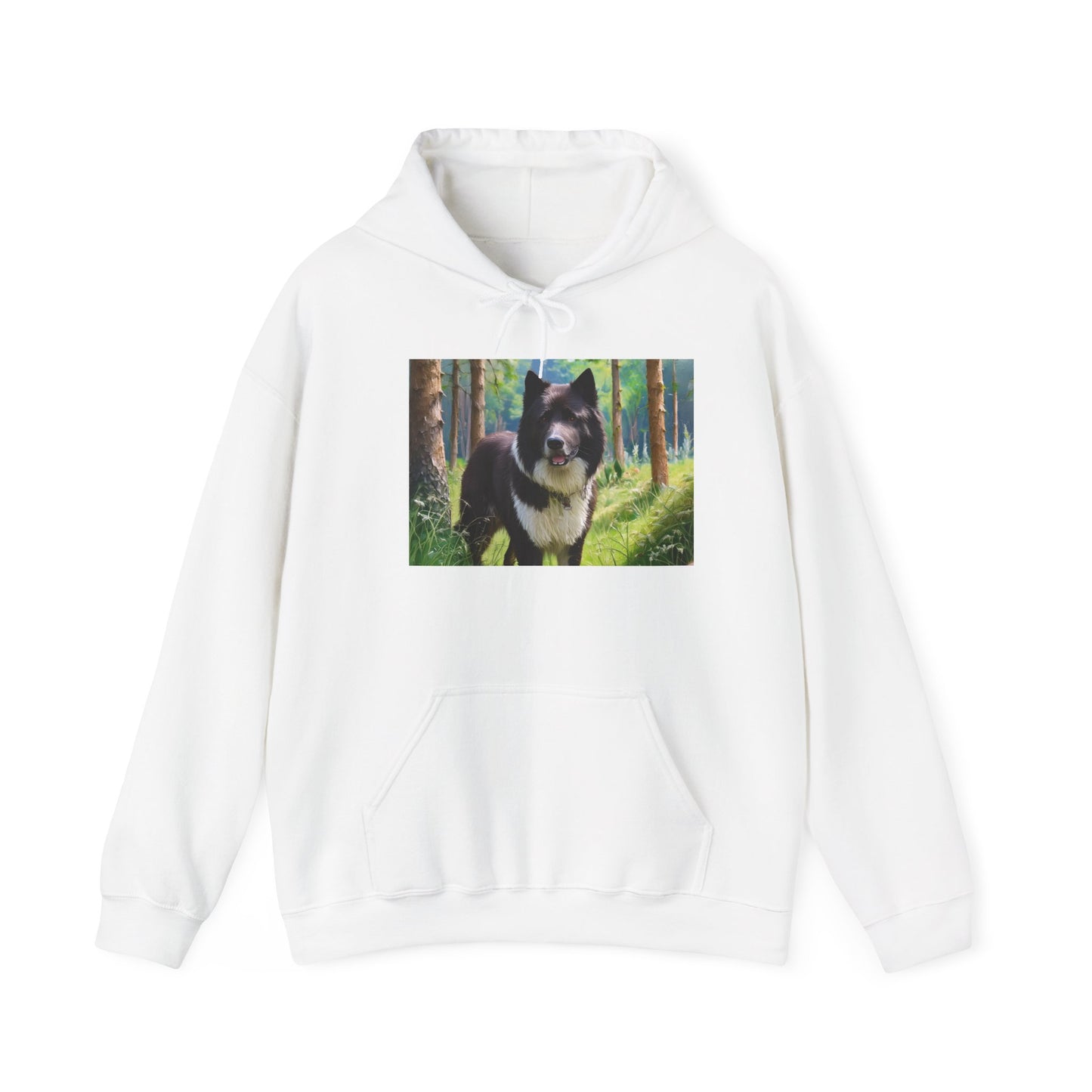 Karelian Bear Dog Unisex Cozy Hooded Sweatshirt