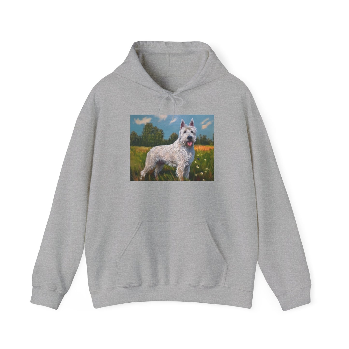 Bouvier des Ardennes Unisex 50/50 Hooded Sweatshirt